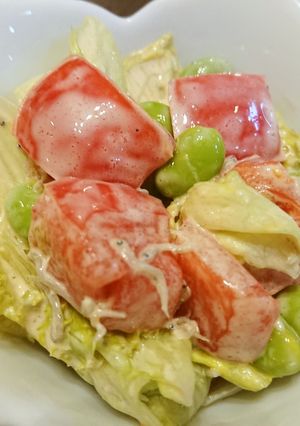トマトとレタスのじゃこマヨサラダ-レシピのメイン写真