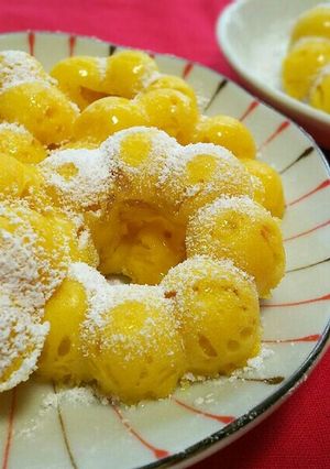 レンジで3分♥かぼちゃの焼きドーナツ-レシピのメイン写真