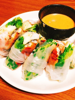 うなぎの生春巻き-レシピのメイン写真