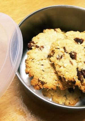 パン粉でレーズンクッキー-レシピのメイン写真