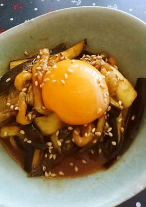 レンジで簡単♪なすdeユッケ-レシピのメイン写真