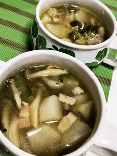 簡単パパッと♪かぶとベーコンのスープ-レシピのメイン写真