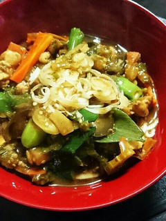 夏野菜カレーうどん-レシピのメイン写真