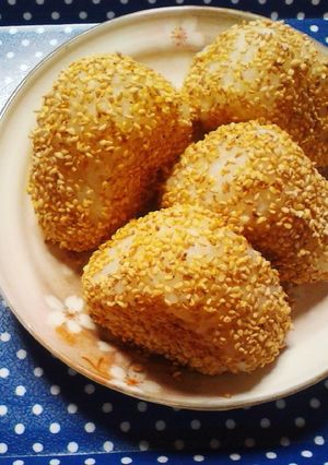 ★白ごま梅おにぎり★-レシピのメイン写真