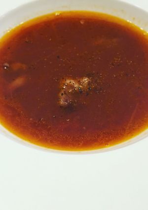 牛肉赤ワイン煮込みスープ仕立て-レシピのメイン写真