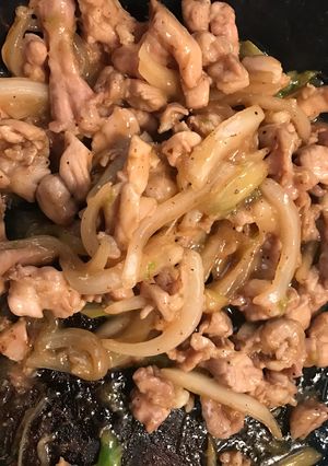 さっぱり♡鶏肉の柚子胡椒マヨポン炒め♡-レシピのメイン写真