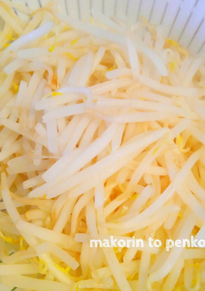 シャキシャキ！白く仕上がるもやしの下処理-レシピのメイン写真