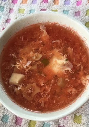 トマトジュースで簡単スープ-レシピのメイン写真