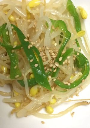 豆もやしとピーマンのナムル風-レシピのメイン写真