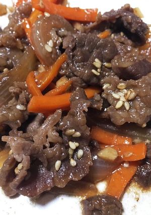 牛肉の甘辛炒め-レシピのメイン写真