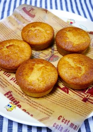 簡単！桃マフィン(カップケーキ)-レシピのメイン写真