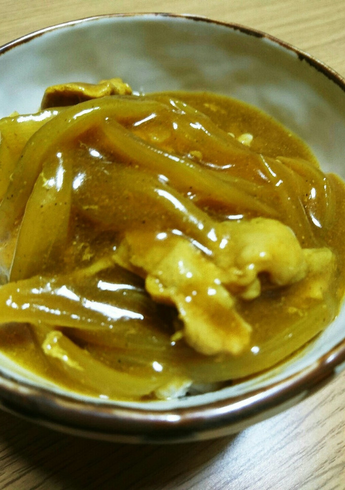 旨い❢わが家のカレー丼(o^—^o)-レシピのメイン写真
