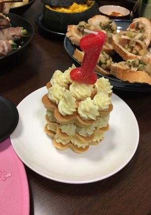 ★誕生日★ケーキ★さつまいもホイップ★-レシピのメイン写真
