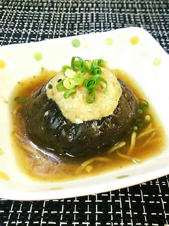 簡単♡うどんスープdeナスの肉詰め煮♪-レシピのメイン写真