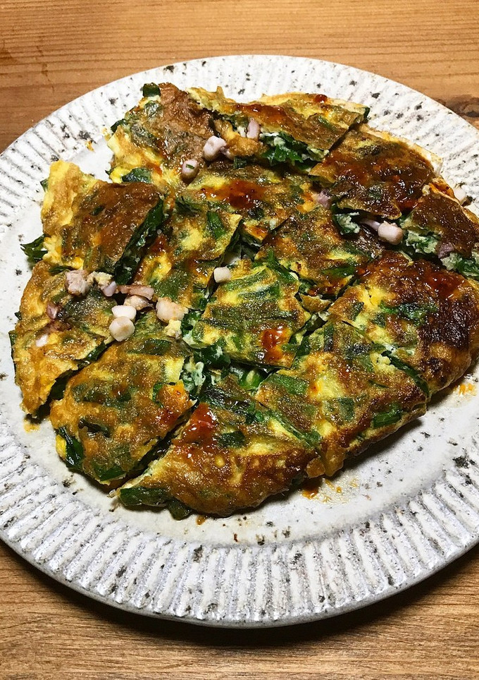 簡単 チヂミ風玉子焼き-レシピのメイン写真