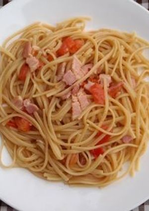 タベルナ風ベーコンとトマトのピリ辛パスタ-レシピのメイン写真