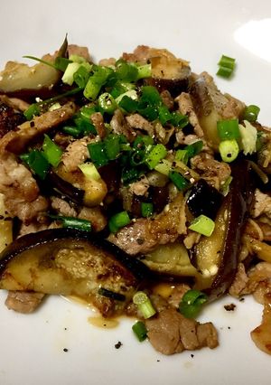 夏野菜！なすと豚肩ロースのポン酢炒め-レシピのメイン写真