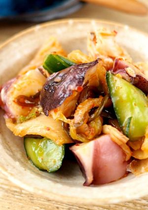 キムチたこきゅうの昆布締め-レシピのメイン写真