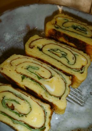 青じそ入り卵焼き-レシピのメイン写真