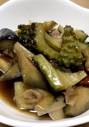 ゴーヤの酸っぱ辛煮-レシピのメイン写真