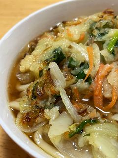 かき揚げうどん-レシピのメイン写真