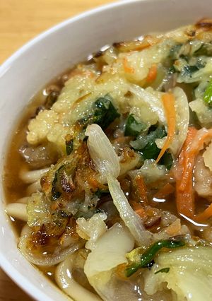 かき揚げうどん-レシピのメイン写真