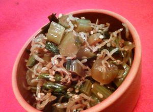 野沢菜とじゃこの美味しい炒め物☆｡*ﾟ-レシピのメイン写真