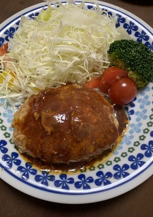 簡単ハンバーグ♡-レシピのメイン写真