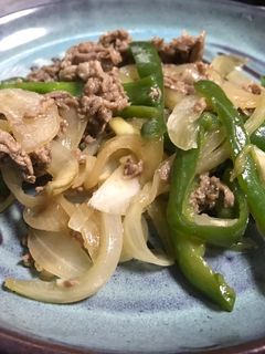 牛肉とピーマンの中華風炒め-レシピのメイン写真