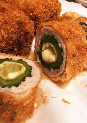 とろ〜り肉巻きゴーヤフライ-レシピのメイン写真