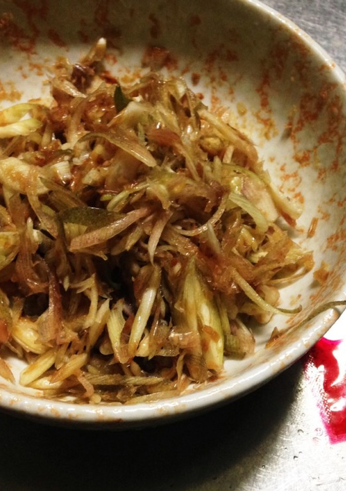 あっという間！茗荷のかつお節麺つゆ和え-レシピのメイン写真