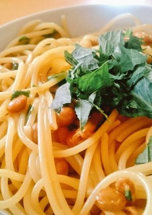 大葉と納豆のパスタ-レシピのメイン写真