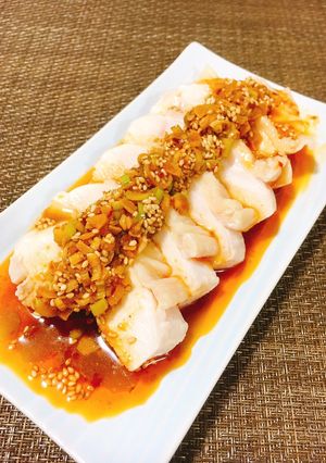 しっとり蒸し鶏で✤ピリ辛よだれ鶏-レシピのメイン写真