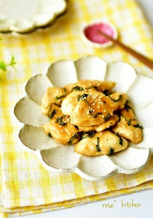 鶏ささみのしそバターぽん酢炒め-レシピのメイン写真