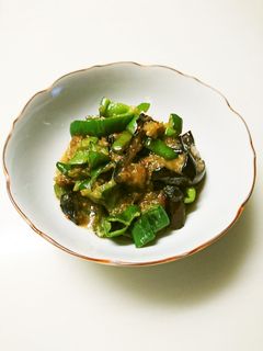 ピーマンとなすのみそ炒め-レシピのメイン写真
