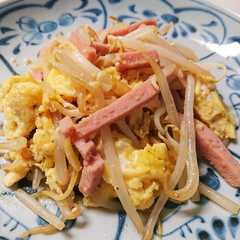 รูปของ 節約♪　ハム・もやし・卵の甘酢炒め