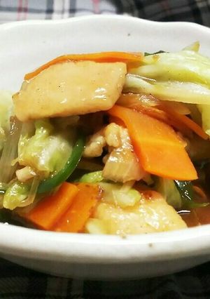 鶏むね肉野菜炒め-レシピのメイン写真