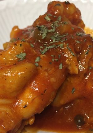 鶏手羽元のトマト煮☆-レシピのメイン写真