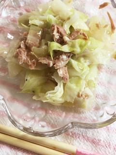 レンジで簡単*キャベツとツナのサラダ*-レシピのメイン写真
