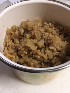 常備菜♪鳥挽肉とレンコンの甘辛煮-レシピのメイン写真