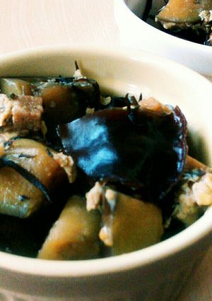 高野豆腐とナスとひじきの卵とじ-レシピのメイン写真