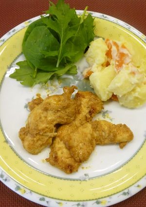 【高齢者】タンドリーチキンと野菜ミルク煮-レシピのメイン写真