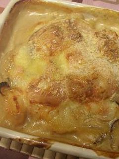 長いもとエビのグラタン-レシピのメイン写真