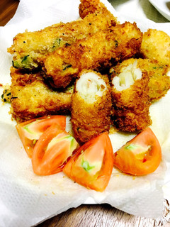 余り物で☆ポテトサラダのちくわ揚げ-レシピのメイン写真