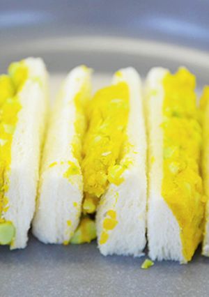 【離乳食完了期】かぼちゃの手づかみサンド-レシピのメイン写真