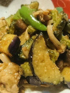 夏野菜あるものスタミナ炒め(笑)-レシピのメイン写真