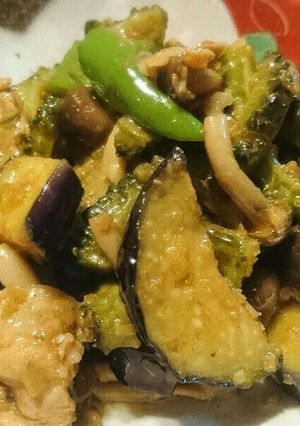 夏野菜あるものスタミナ炒め(笑)-レシピのメイン写真