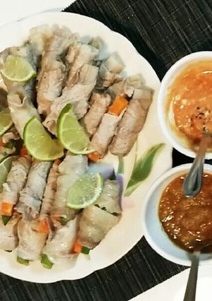 レンチン野菜の肉巻き　-レシピのメイン写真