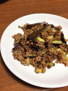 なすとひき肉のカレーチーズ炒め-レシピのメイン写真