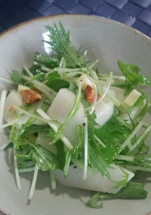 梨と水菜のレモンドレッシング～減塩-レシピのメイン写真